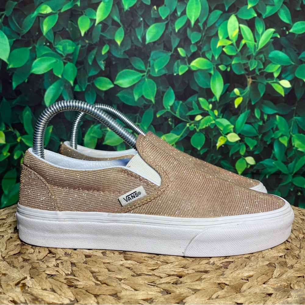 Vans Tan Slip-On Shoes
